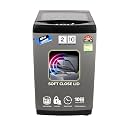 Midea 9kg 5-Star Top Load | Fully Auto | Soft Close Glass Lid | Hydrowave Stainless Tub | 10 Wash Programs | Auto Drum Clean | Magic Filter | Child Lock | Delay Wash | Inox Grey | MWMTL090FP1GNIG