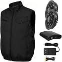 MIDIAN Air Conditioning Vest 30V High-Power Fans 20000mAh Battery Cooling Workwear for Hot Summer Outdoor &amp; Industrial Use