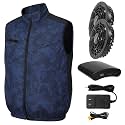 MIDIAN Air Conditioning Vest 30V High-Power Fans 20000mAh Battery Cooling Workwear for Hot Summer Outdoor &amp; Industrial Use