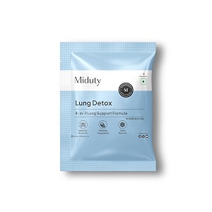miduty lung detox - nac 400 mg n- acetyl cysteine stinging nettle 100 mg amp quercetin -lungs protective amp health supplement- 6 veg capsules