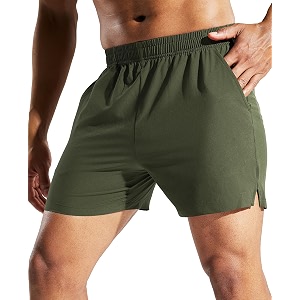 mier men39s 5 inch running athletic shorts with pockets quick dry lightweight gym workout shorts elastic waist