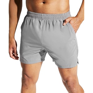 mier men39s 5 inch running athletic shorts with pockets quick dry lightweight gym workout shorts elastic waist
