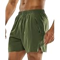 MIER Men's 5 Inch Inseam Running Shorts, Quick-Dry with Pockets