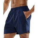 MIER Men's 5 Inch Inseam Running Shorts, Quick-Dry with Pockets