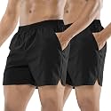 MIER Men's 5 Inch Inseam Running Shorts, Quick-Dry with Pockets