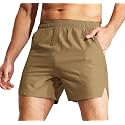MIER Men's 5 Inch Inseam Running Shorts, Quick-Dry with Pockets