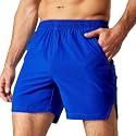 MIER Men's 5 Inch Inseam Running Shorts, Quick-Dry with Pockets