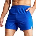 MIER Men's 5 Inch Inseam Running Shorts, Quick-Dry with Pockets