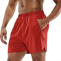 MIER Men's 5 Inch Inseam Running Shorts, Quick-Dry with Pockets