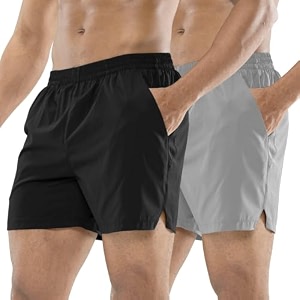 mier men39s workout running shorts lightweight active 5 inches shorts with pockets quick dry breathable