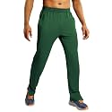 MIER Mens Ankle Zip Sweatpants, Soccer Warm-up Track Pants with Pockets