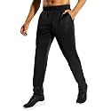 MIER Mens Ankle Zip Sweatpants, Soccer Warm-up Track Pants with Pockets