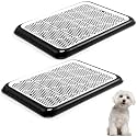 Mifoci 2 Pcs Dog Pee Pad Holder Potty Tray Portable Dog Litter Box Toilet Training for Small Medium Large Pet Puppy Indoor Outdoor