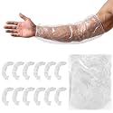 Mifoci 80 Pcs Disposable Picc Line Shower Cover Arm Protection,Transparent