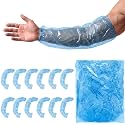 Mifoci 80 Pcs Disposable Picc Line Shower Cover Arm Protection,Blue