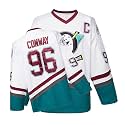 Mighty Ducks jersey Movie Ice Hockey Jersey S-XXL Charlie Conway #96 Adam Banks #99, 90S Hip Hop Clothing for Party