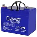 Mighty Max Battery ML35-12 GEL - 12 Volt 35 AH, GEL Type, Nut and Bolt (NB) Terminal, Rechargeable AGM Battery