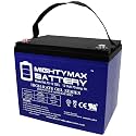 Mighty Max Battery ML75-12 GEL -12 Volt 75 AH, GEL Type, Internal Thread (INT) Terminal, Rechargeable SLA AGM Battery