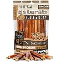 Mighty Paw Naturals Bully Sticks for Small, Medium &amp; Large Dogs, 6" 10 Pack