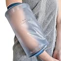Mighty Well H2O Shield PICC Line Shower Cover – Reusable Waterproof IV &amp; PICC Line Sleeve, Cast &amp; Wound Protector for Upper Arm Showering | Small/Medium