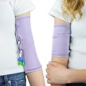 Mighty Well PICCPerfect PICC Line Cover: Soft Touch Double Layer PICC Line Arm Cover | Solid Lavender, Medium