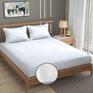 MIGHTYCOZY Cotton Double Fitted Elastic 220 TC
