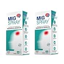 Migraine &amp; Sinus Relief Medicine Nasal Spray 15ml (Pack of 2) – Fast-Acting Instant Headache, Sinus Pressure &amp; Tension Pain Relief, Ayurvedic Herbal Formula with Natural Plant Extracts, Drug-Free, Non-Drowsy Daily Use