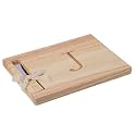Miicol Wood Charcuterie Board, Monogram Cheese Board 10 Inch, Personalized Initial Cutting Board with Spreader, Unique Housewarming Gift, Ideal for Kitchen, Home, Letter J