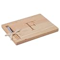 Miicol Wood Charcuterie Board, Monogram Cheese Board 10 Inch