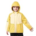 Miipat Toddler Girls Rain Jacket Lightweight Waterproof Hooded Jackets Little Kids Windbreaker Outerwear Raincoats