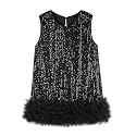 Miipat Toddler Girls Sequin Dress A-Line Sparkly Princess Party Dress