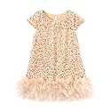 Miipat Toddler Girls Sequin Dress A-Line Sparkly Princess Party Dress