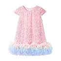 Miipat Toddler Girls Sequin Dress A-Line Sparkly Princess Party Dress