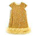 Miipat Toddler Girls Sequin Dress A-Line Sparkly Princess Party Dress