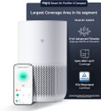 Mijia by Xiaomi Smart Air Purifier 4 Compact I 100 Sq.ft. in 6 mins I 3stage High Efficiency Filter I 230 m3/hr CADR covers 400 Sq.ft. I App+Voice control I 20dB Low Noise I Real time filter usage I 1yr replacement warranty R