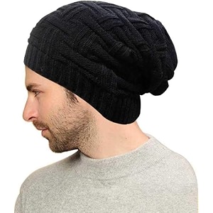 MIK Mens Winter Woolen Beanie Cap with