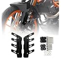 MIKANIX Bike ABS Fork Shocker Protector Mount Shock Absorber Anti-Fall Slider for Yamaha MT-15, R15 V3, R15 V4, R15 M (GREEN)