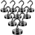 MIKEDE 20 Pack Strong Neodymium Magnets, Strong Magnet, 32 x 3mm, Silver