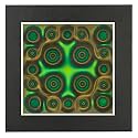 MIKEDE Magnetic Viewing Film, 4" x 4" Green Magnetic Field Display Film, Magnetic Flux Display, Magnetic Filed Detector, Reusable and Automatic Recovery
