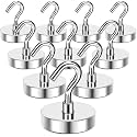 MIKEDE Strong Magnetic Hooks 120Lbs Heavy Duty Magnets for Cruise Cabin