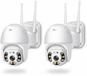 MIKO 1080p WiFi Wireless PTZ Camera 360° Live View TwoWay pack of 2 SAL 3.5-5 mm IP Camera Camera