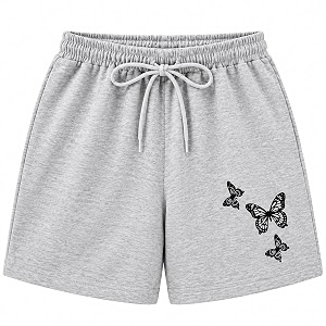 MIKRAM Womens Butterfly Print Cotton Shorts Pack
