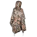 Mil-Tec Adult Ripstop Wet Weather Lightweight Waterproof Multi-Use Rain Poncho with Hood - Use as Bivouac Sack, Shelter Tent