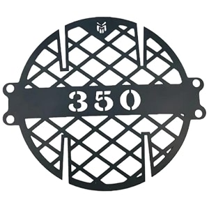milachin headlight grilljali compatible for hunter 350 light guard hunter black 350