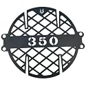 Milachin Headlight Grill/Jali Compatible for Hunter 350 Light Guard Hunter (Black (Hunter New 350))