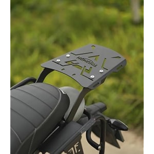 back carrier luggage rack expedition compatible with triumph speed 400 backrack luggage rack plat brandad design rust-resistant durable back carrier