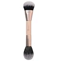 Milagro Beauty Double Duty Makeup Brush 19 | Dual Ended Face Brush, Fluffy Side for Powder & Dense Side For Cream & Liquid | Ultra-Soft Vegan Bristles with Pro Finish