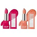 MILAP Matte Lipstick, Long lasting lipsticks,Lipstick for Women,Sensational Pink & Honey Do (4.2 gm Each) Pack of 2, (Sensational Pink, Honey Do)