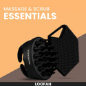 MILDCARES Loofah (Pack of 2, Black)