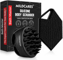 MILDCARES Massage & Scrub Essentials Combo – Hair Scalp Massager + Silicone Body Scrubber